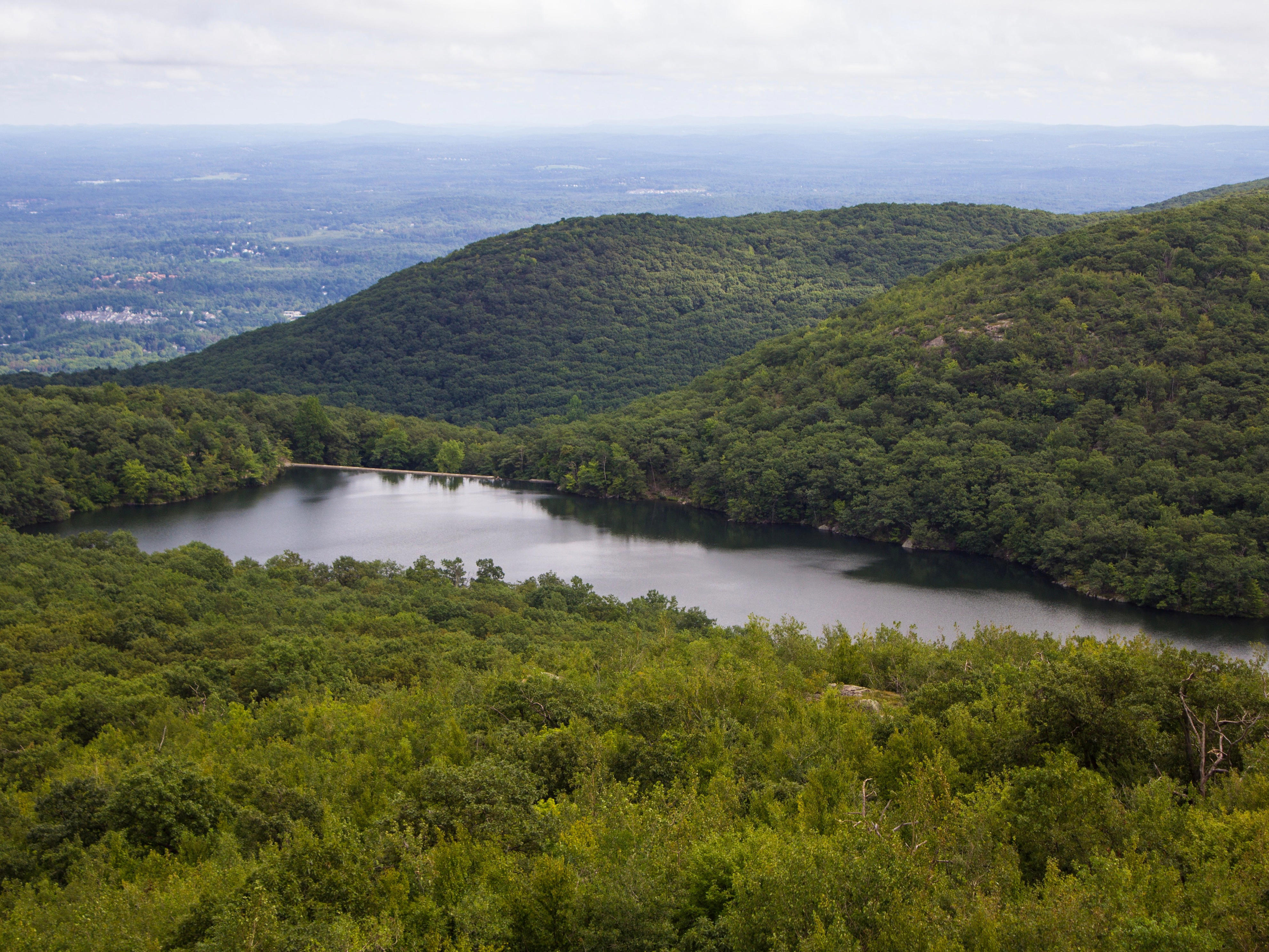 <p>There are numerous lookout points as you climb <a href="https://www.scenichudson.org/explore-the-valley/scenic-hudson-parks/mount-beacon-park/">Mount Beacon</a>, so there are options on how long the hike goes. If the 200 stairs and steep switchbacks don't tire you out too much, once you've passed a clifftop you can venture even further to a rebuilt fire tower.</p><p>Once you reach the top, you'll be rewarded with a panoramic view stretching from the Hudson Highlands to the Catskill Mountains.</p>