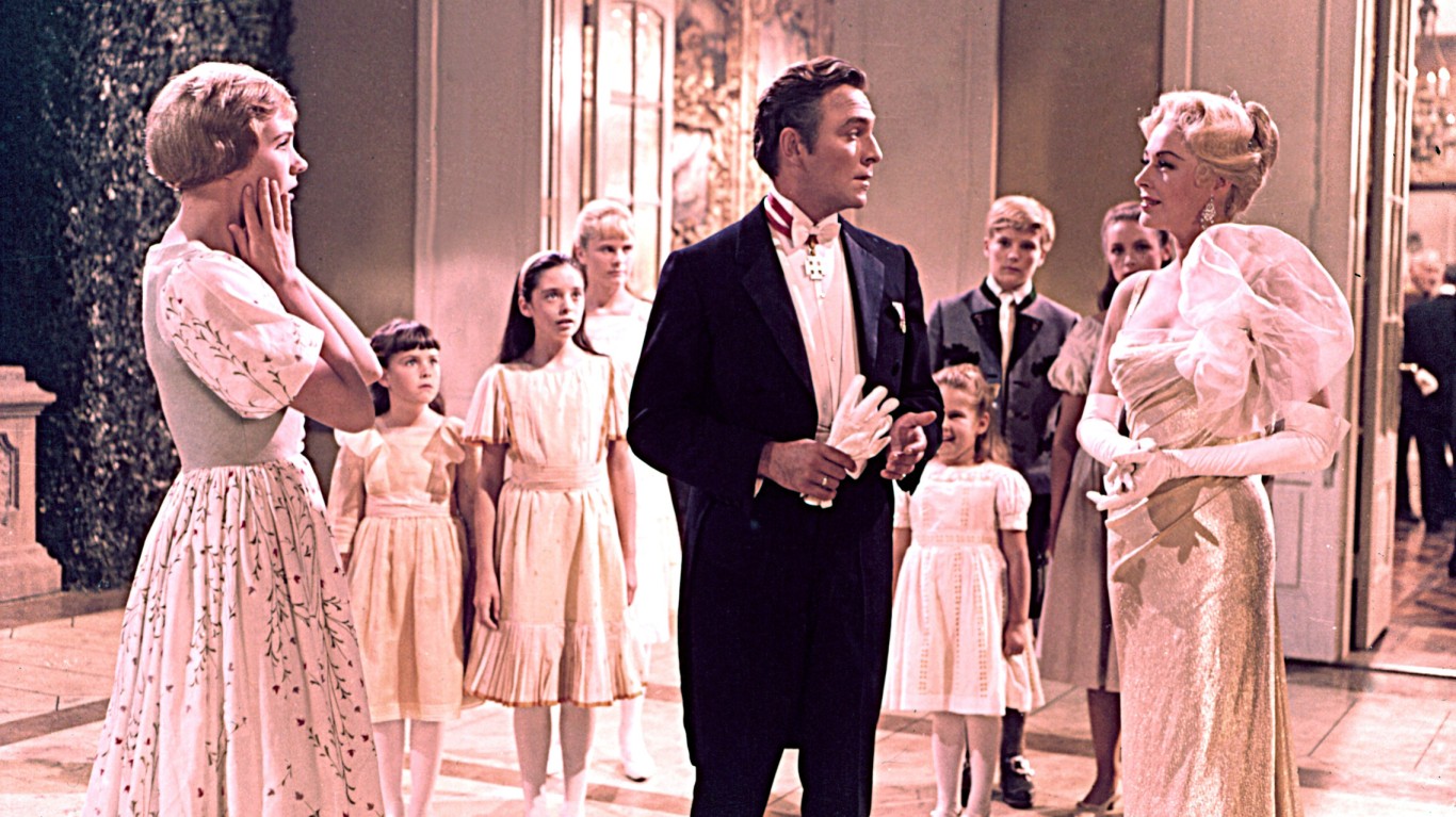 <p><strong>> Starring:</strong> Julie Andrews, Christopher Plummer, Eleanor Parker, Richard Haydn</p> <p>Set in Austria before the Nazi occupation, this musical highlights the charms and bouyancy that a young governess brings to an austere family, and the love that develops between her and the widowed father of the children in her charge.</p>