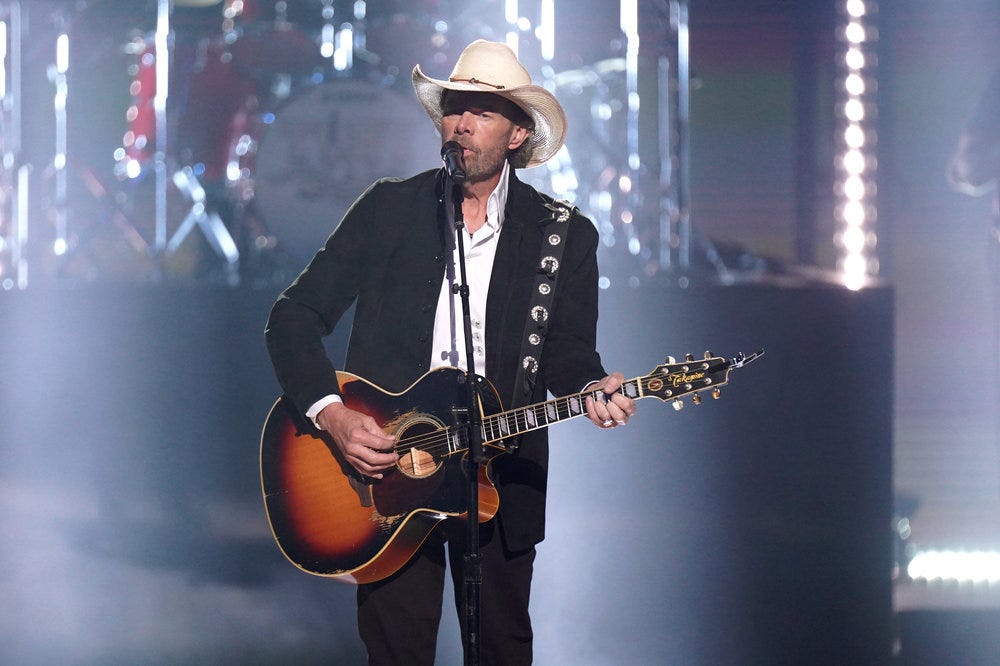 toby keith dies after stomach cancer battle: stephen colbert recalls 'improbable' friendship