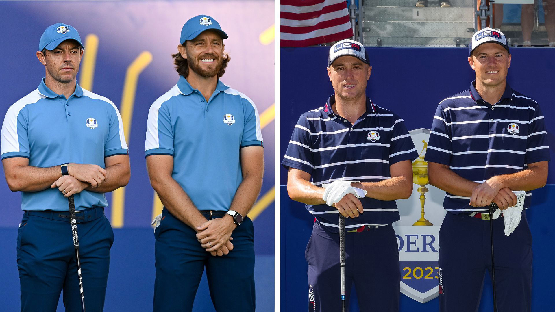 Ryder Cup Day 2 Pairings McIlroy/Fleetwood vs Spieth/Thomas First Match