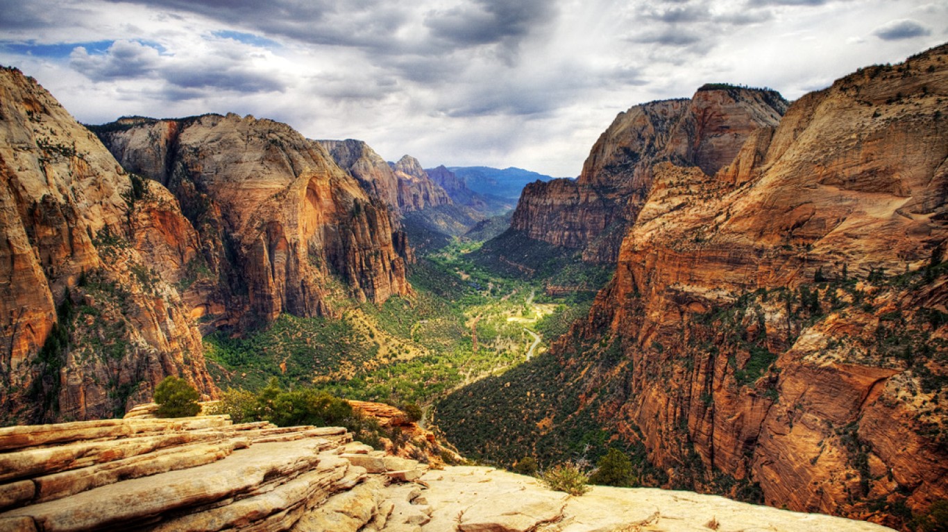 <p><strong>> Location:</strong> Zion National Park, Utah</p> <p>This iconic peak at Zion National Park is a popular hike for adrenaline junkies. With a narrow trail and drop-offs up to 1,000 feet on either side, deaths and injuries are not uncommon. At least 17 people are confirmed to have died on the trail - most of those from falls.</p> <p><span><strong><a href="https://247wallst.com/special-report/2023/04/13/the-most-mysterious-places-on-earth/?utm_source=msn&utm_medium=referral&utm_campaign=msn&utm_content=the-most-mysterious-places-on-earth&wsrlui=47194446">ALSO READ: The Most Mysterious Places in the World</a></strong></span></p>