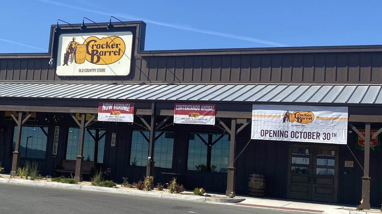 Reno’s first Cracker Barrel gets an official opening date