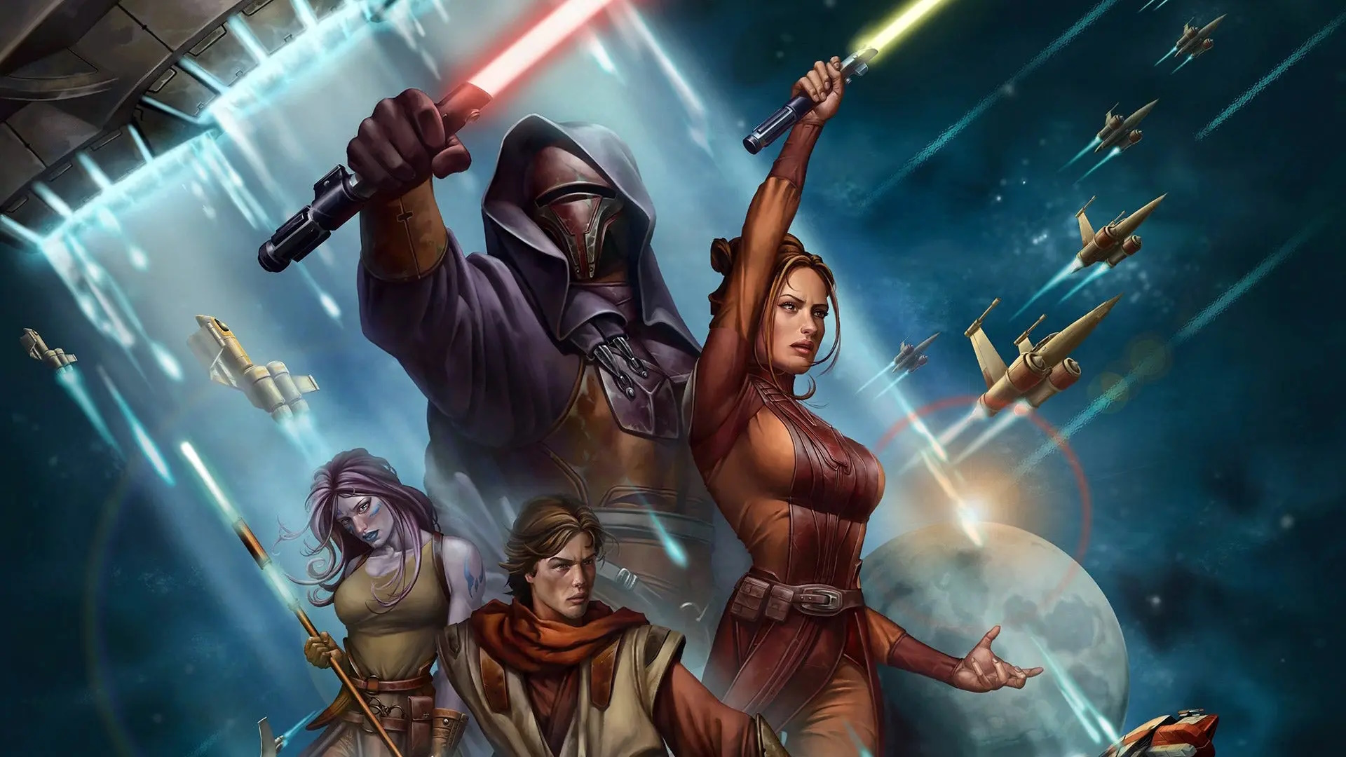 Star wars knights republic. Star Wars Реван и Бастила. Дарт Реван и Бастила. Звёздные войны Дарт Реван и Бастила. Дарт Реван и Бастила Шан.