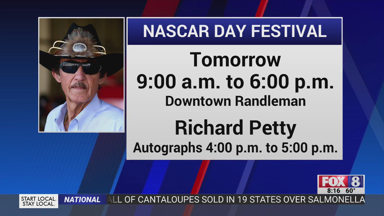 Meet the racing legends at the NASCAR Day Festival in Randleman
