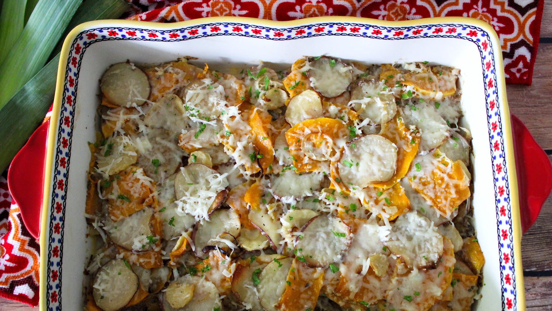 A Combination Of Fall Root Vegetables Is What Makes This Gratin Recipe