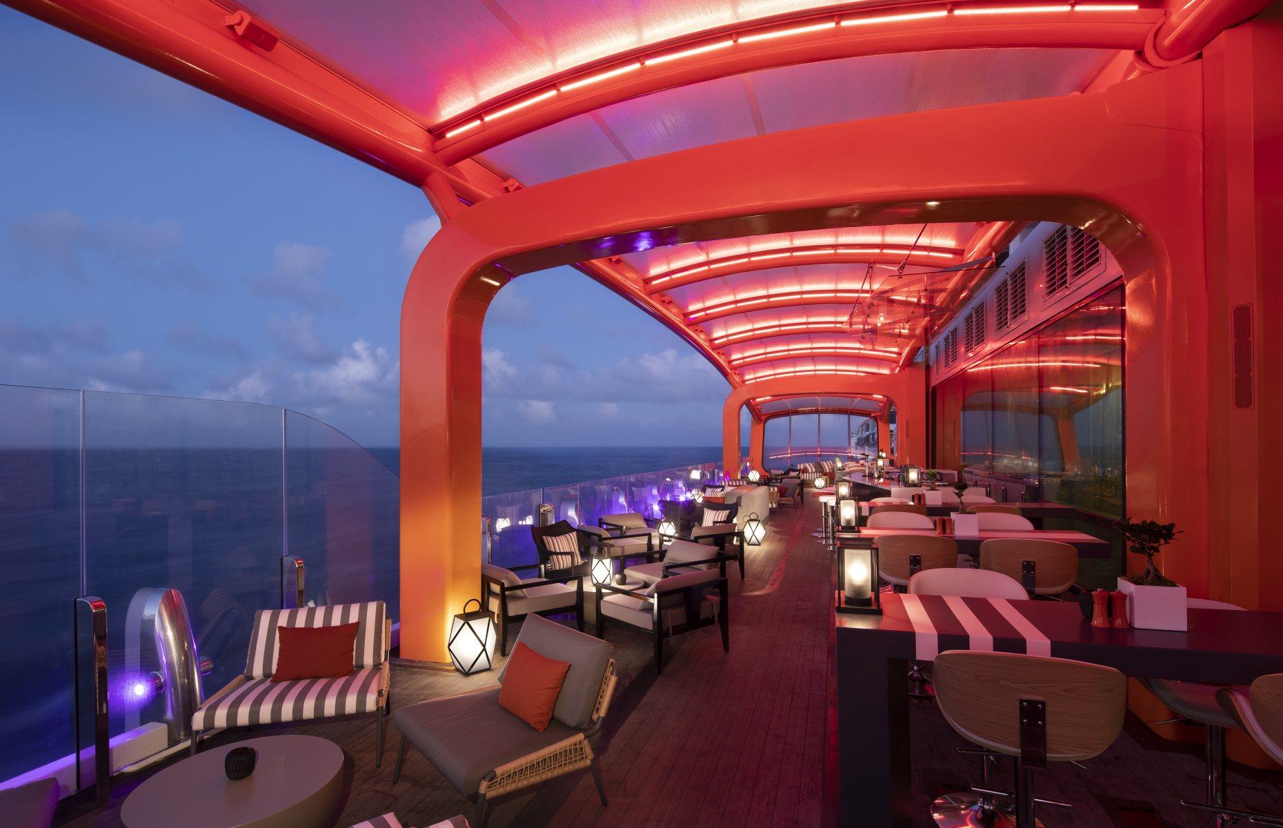 <p>Okay, not the type ridden by Aladdin. We’re talking about Celebrity Cruises’ Magic Carpet – a cantilevered platform which appears to float in thin air, and which glides up and down the side of Celebrity Edge, one of the cruise line’s most luxurious ships. Depending on what level it stops at, the Magic Carpet can become a restaurant, bar or nightclub, although the one constant is breathtaking views.</p>