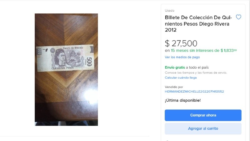 Revisa Tu Billetera Piden 27 Mil Pesos Por Este Billete De 500