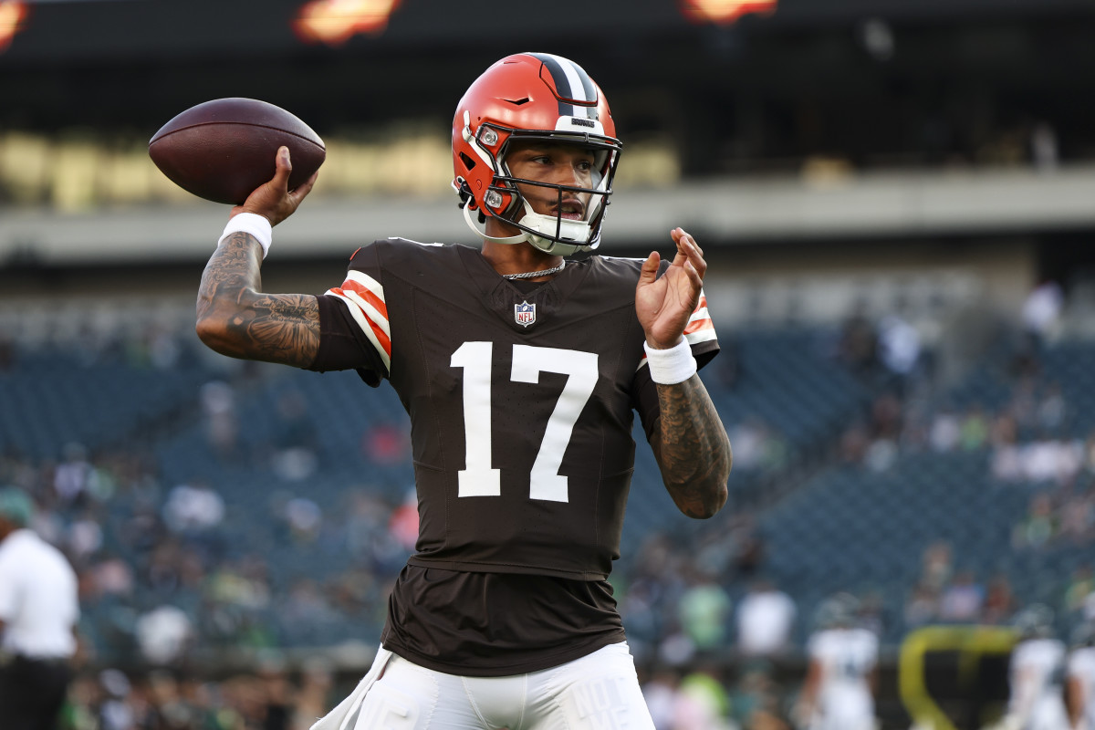 Browns Quarterback Dorian ThompsonRobinson Missed Practice Again Thursday