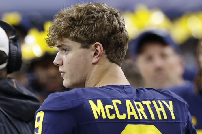 one thing is 'very obvious' with jj mccarthy after first practice