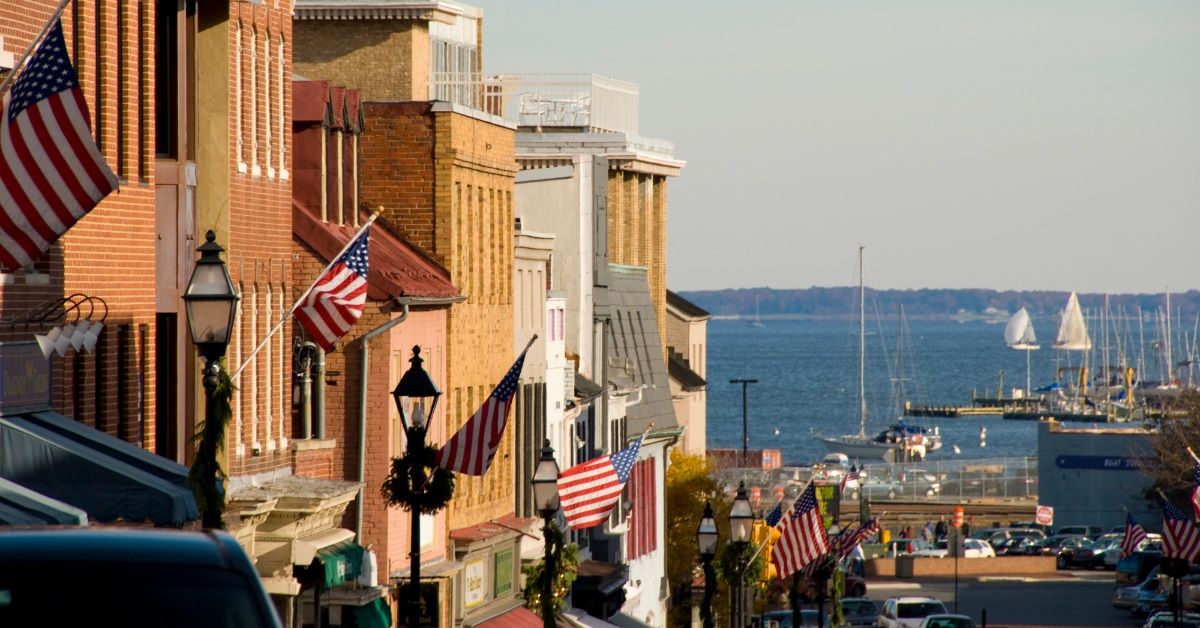 <p> The coastal town of Annapolis is one of the most picturesque places on the East Coast and a great place to spend your retirement.  </p> <p> You can go antiquing, spend your days eating seafood or fishing, or even volunteer at one of the area's many historic sites and museums. </p>