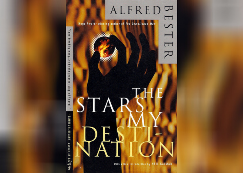 <p>- Author: Alfred Bester<br> - Date published: 1955</p>  <p>A revenge tale based on "The Count of Monte Cristo," "<a href="https://www.goodreads.com/book/show/333867.The_Stars_My_Destination?ac=1&from_search=true&qid=QFctolUK3d&rank=1">The Stars My Destination</a>," is about a teleporter named Gully, who is hell-bent on revenge. It all begins when Gully is marooned in space and ignored by a passing ship after signaling for help. The next decades of his life are all shaped by his desire for vengeance against this clan who ignored him, but eventually, Gully comes to learn that revenge isn't all it's cracked up to be.</p>