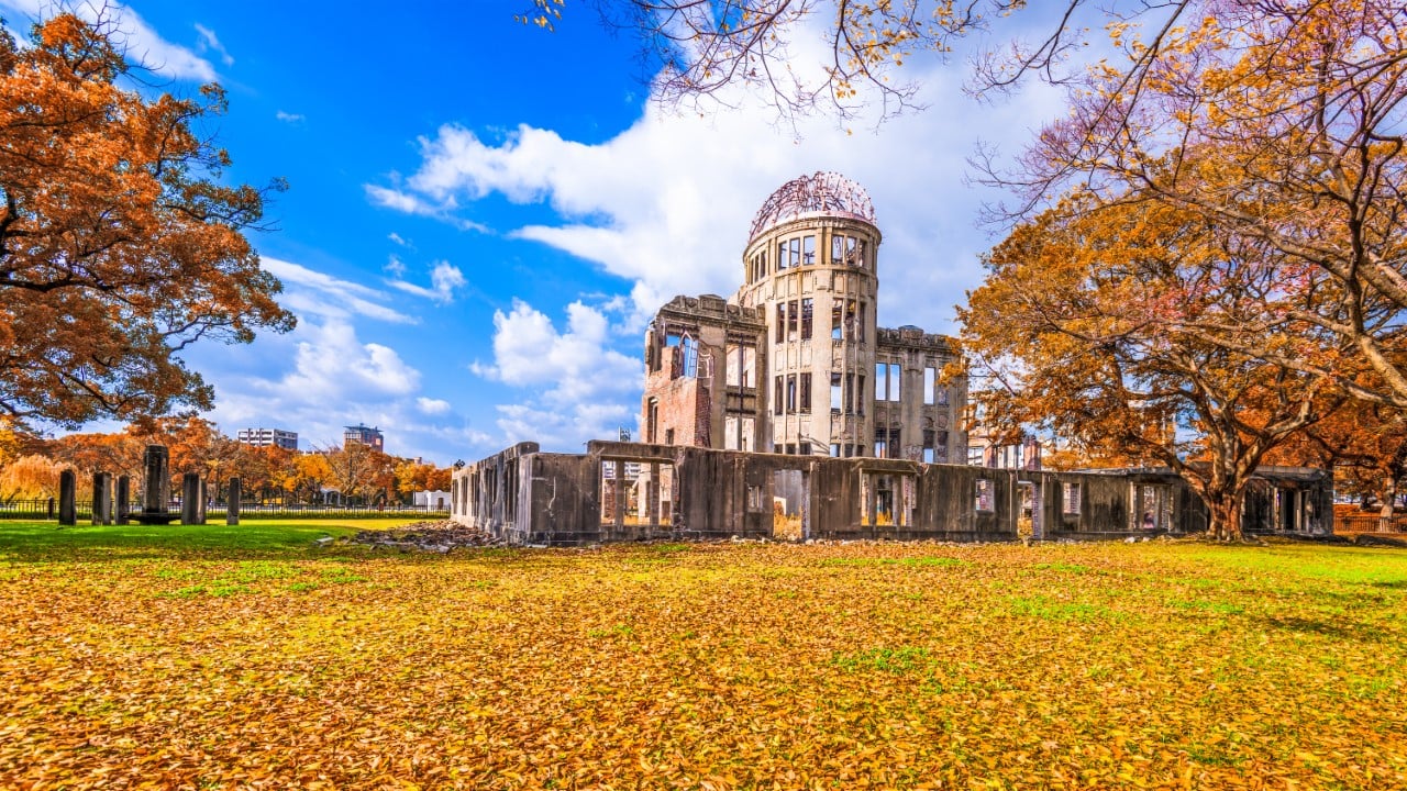 <p><span>While a symbol of peace, <a href="https://wealthofgeeks.com/solo-japan-travel-mistakes/" rel="noopener">Hiroshima</a> Peace Memorial Park’s spooky quality lies in its history as the epicenter of the atomic bomb dropped in 1945. The skeletal remains of the A-Bomb Dome and haunting exhibits in the museum emphasize the devastating power of nuclear warfare. The cherry blossom season in April is a popular time to visit Hiroshima Peace Memorial Park, combining the poignant history with the beauty of blooming sakura.</span></p>