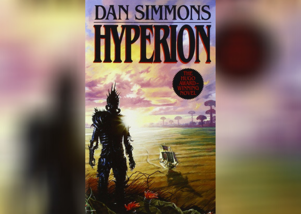 <p>- Author: Dan Simmons<br> - Date published: 1989</p>  <p>In 1990, Dan Simmons' "<a href="https://www.goodreads.com/book/show/77566.Hyperion">Hyperion</a>" won the <a href="https://www.worldswithoutend.com/books_year_index.asp?year=1990">Hugo Award</a> for best novel. The book, which is similar in structure to Chaucer's "Canterbury Tales," follows a group of pilgrims on their journey to the Shrike, a legendary creature who guards time and can answer the riddles of each of their lives. Set in the midst of an intergalactic war and on the eve of Armageddon, each of the pilgrims has their own motive for making the journey, including, possibly, saving all of humanity.</p>
