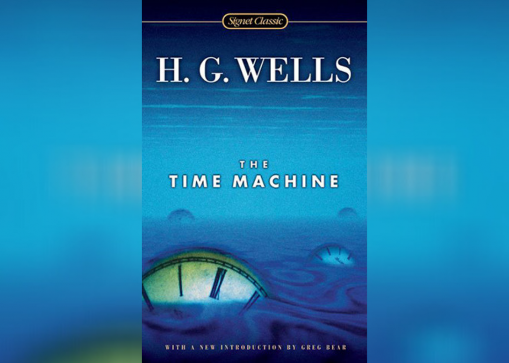<p>- Author: H.G. Wells<br> - Date published: 1895</p>  <p>The first novel to popularize the concept of time travel, H. G. Wells' "<a href="https://www.goodreads.com/book/show/2493.The_Time_Machine">The Time Machine</a>" celebrated its 125th birthday this year. Set in Victorian England, the novel follows a scientist who develops a machine that can move him forwards and backward in time. Traveling to 802,701 A.D., the scientist encounters two bizarre races, the Eloi and the Morlocks, who represent the future of humanity, and embarks on a host of adventures.</p>