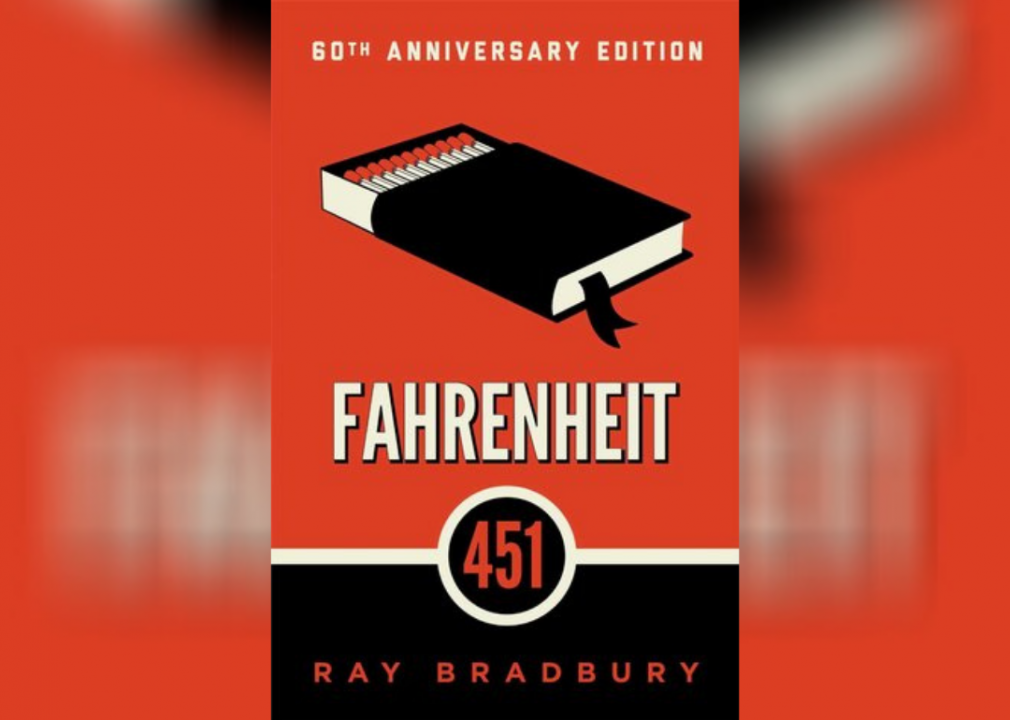 <p>- Author: Ray Bradbury<br> - Date published: 1953</p>  <p>In the dystopian world presented in Ray Bradbury's "<a href="https://www.goodreads.com/book/show/13079982-fahrenheit-451">Fahrenheit 451</a>" books are outlawed, censorship runs wild, and Guy Montag, the protagonist, is a fireman tasked with burning books and destroying knowledge. Modern-day readers will find that the book's commentary on the control and distillation of knowledge, as well as our duty to protect it, still rings true some 65 years later.</p>
