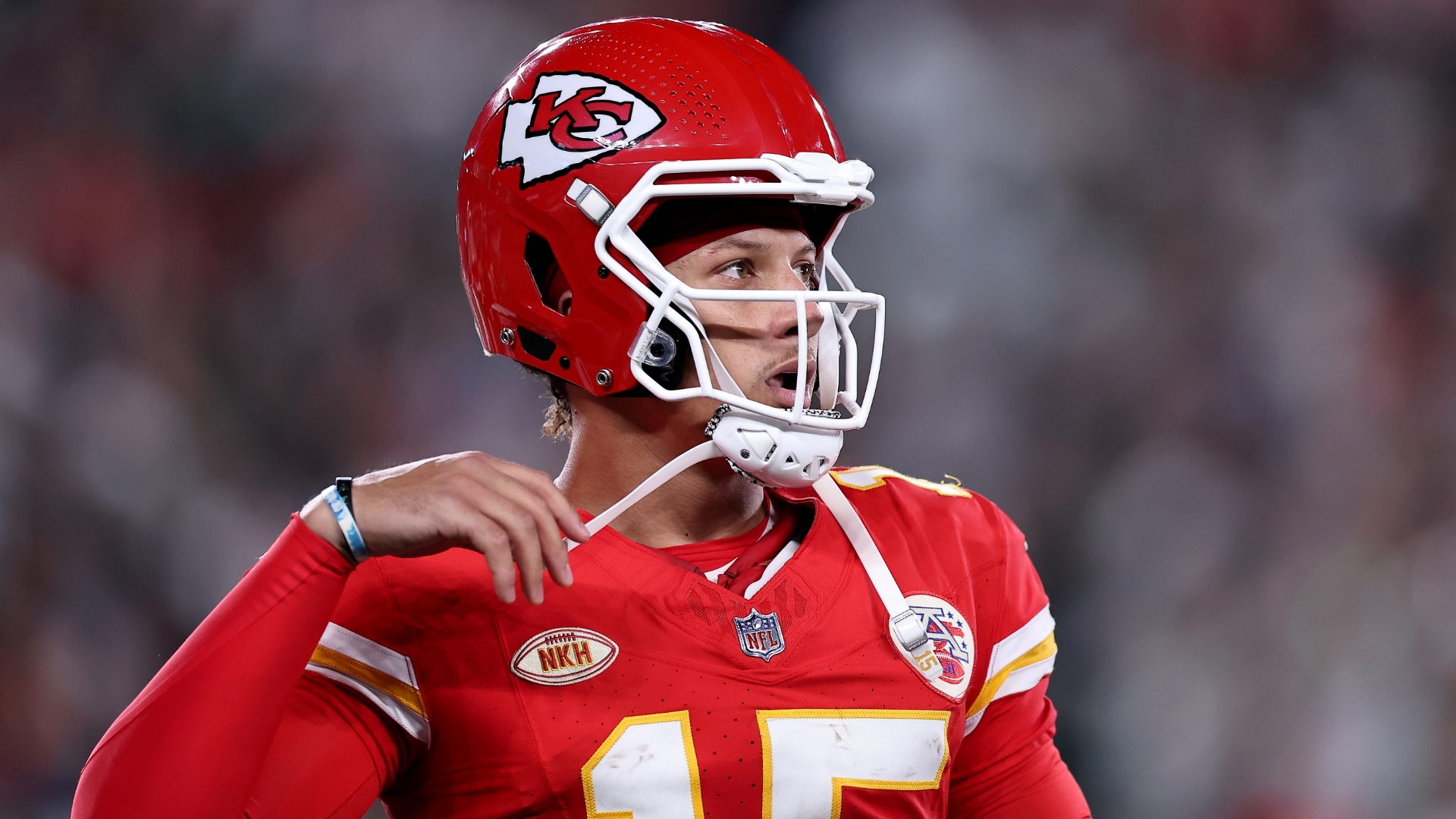 Patrick Mahomes playoff games Chiefs QB set to play first road