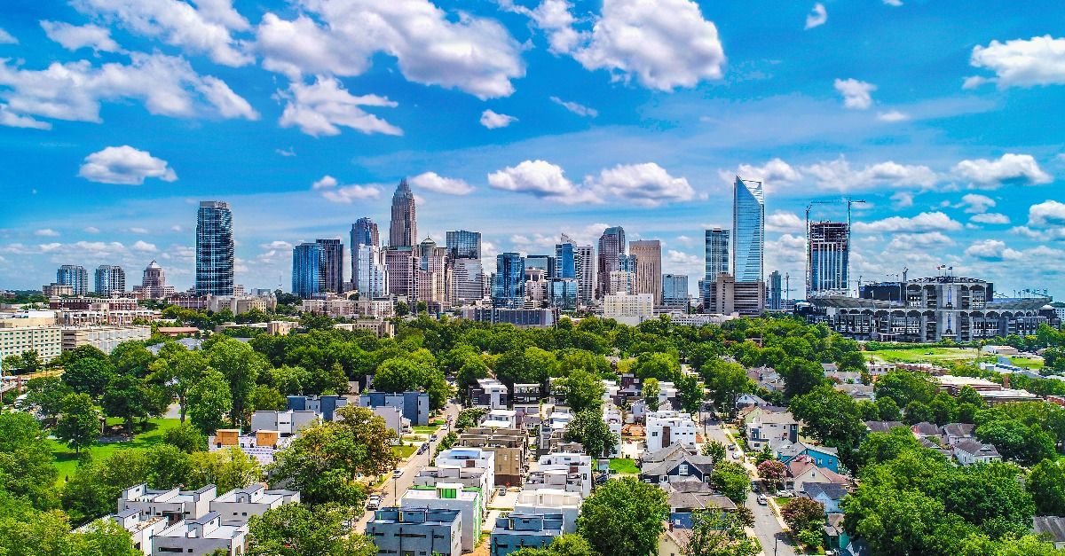 <p> Charlotte has quickly become a bustling city filled with big companies and professional sports teams. And it’s the perfect place to visit if you want to <a href="https://financebuzz.com/paycheck-moves-55mp?utm_source=msn&utm_medium=feed&synd_slide=16&synd_postid=13713&synd_backlink_title=lower+your+financial+stress&synd_backlink_position=10&synd_slug=paycheck-moves-55mp">lower your financial stress</a> and open up your budget. </p> <p> Sub-$100 prices per night are fairly common for lodging and Charlotte Douglas International Airport (CLT) is more than big enough to offer competitive prices. </p><p>For example, roundtrip flights in the $100s can easily be found whether you’re flying from the East or West Coast. </p>