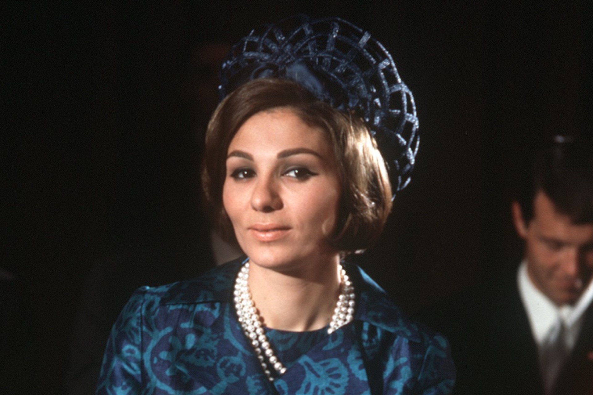 The fallen empress Farah Pahlavi of Iran