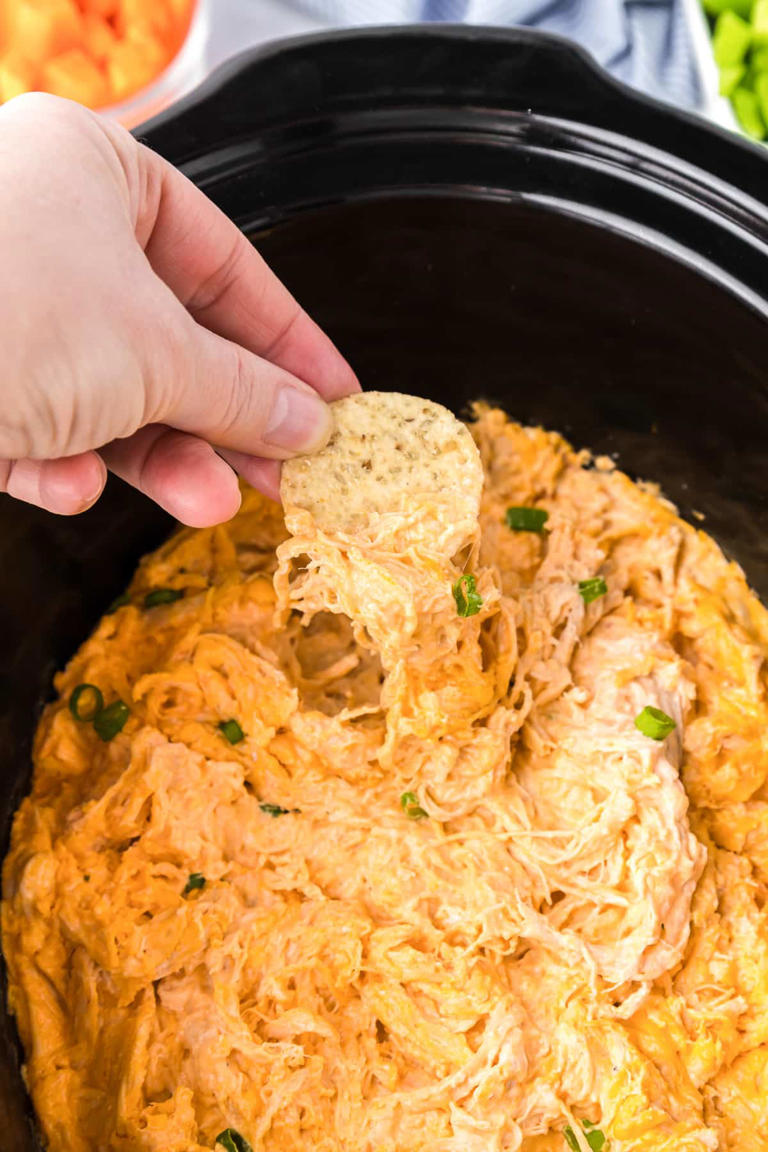 Buffalo Chicken Dip (in The Slow Cooker!)