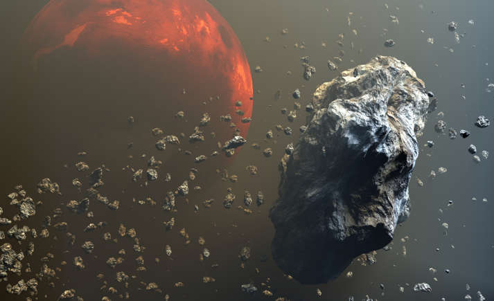 De asteroïdengordel is heel gevaarlijk