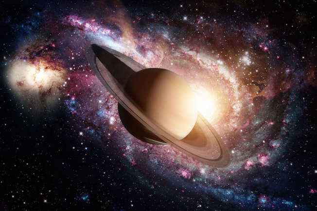 Saturnus is de enige planeet in het zonnestelsel met ringen