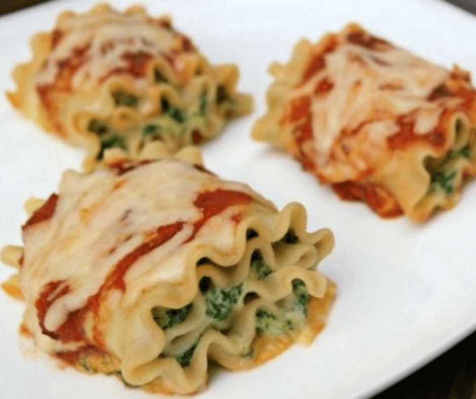 How to Make Spinach Lasagna Roll Ups