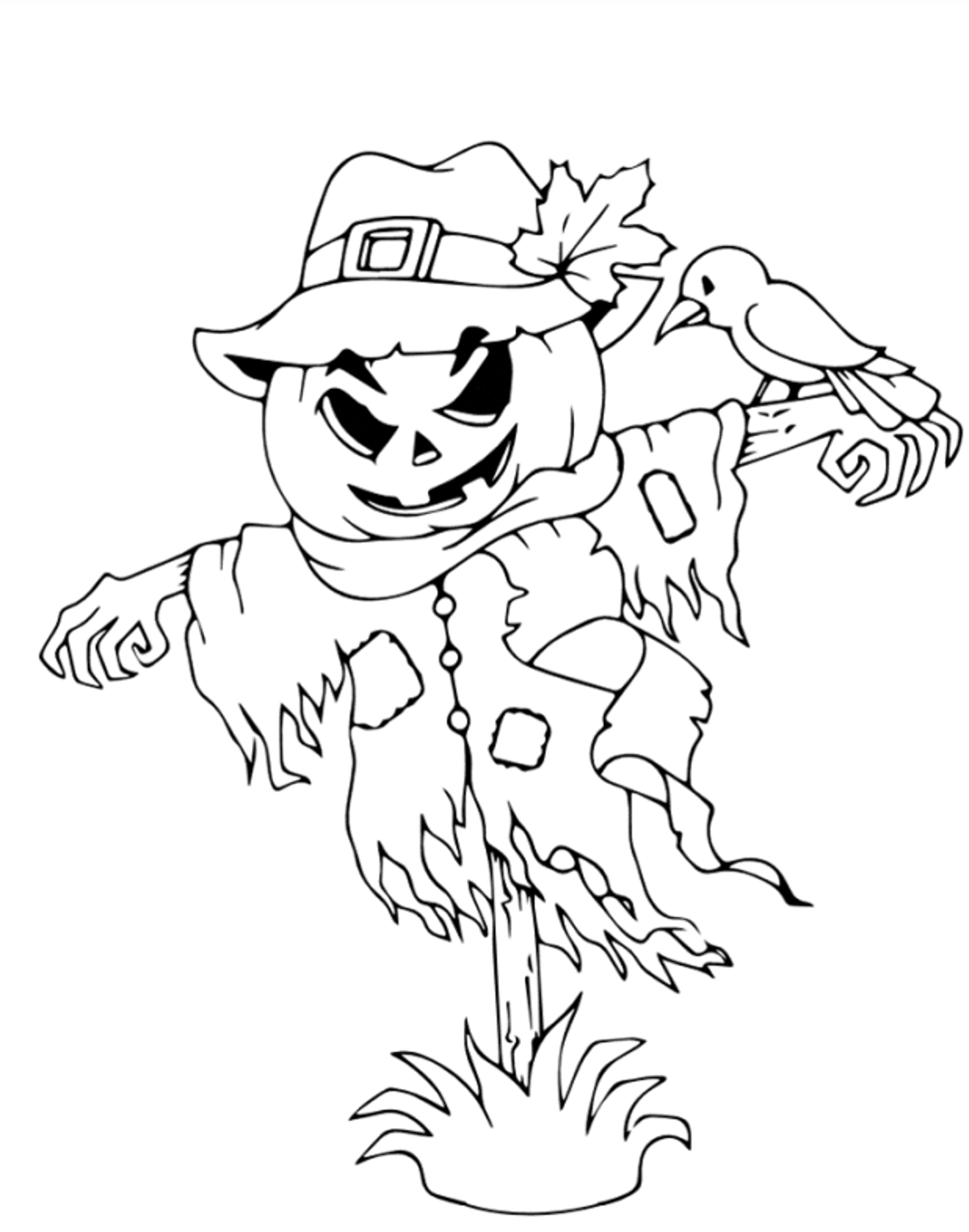 Free Printable Halloween Coloring Book For Kids