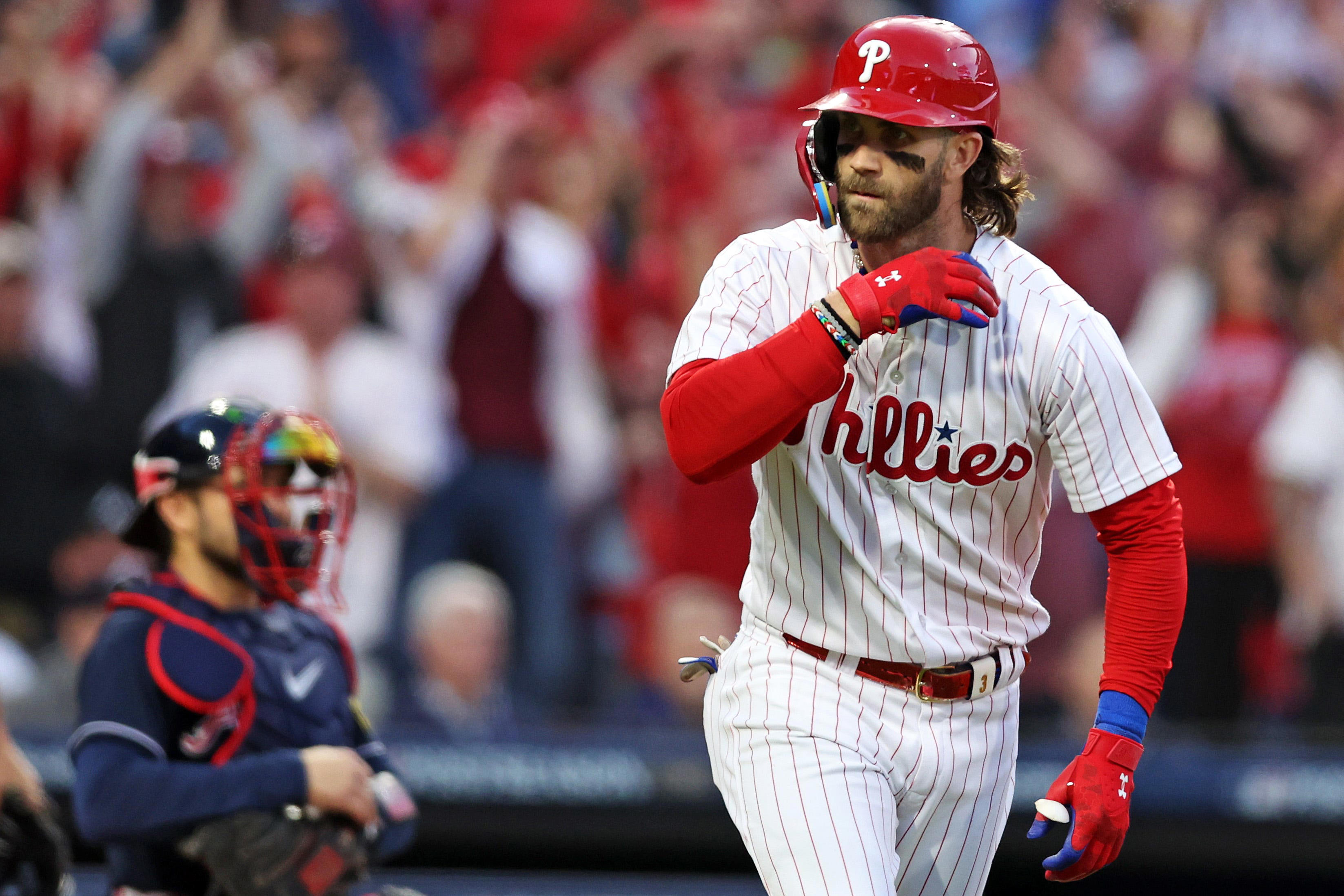 Phillies vs. Braves live score updates Bryce Harper crushes two home