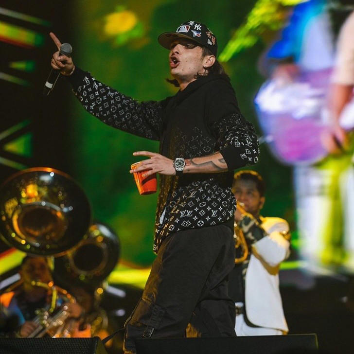 Peso Pluma, un cantante mexicano exitoso a sus 24 años de edad. Foto de Instagram