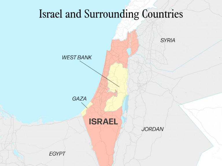 Israel and Surrounding Countries