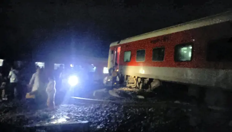 6 coaches of Delhi-Kamakhya North East Express derail near Raghunathpur station in Bihar's Buxar