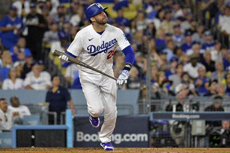 Los Angeles Dodgers place designated hitter J.D. Martinez on