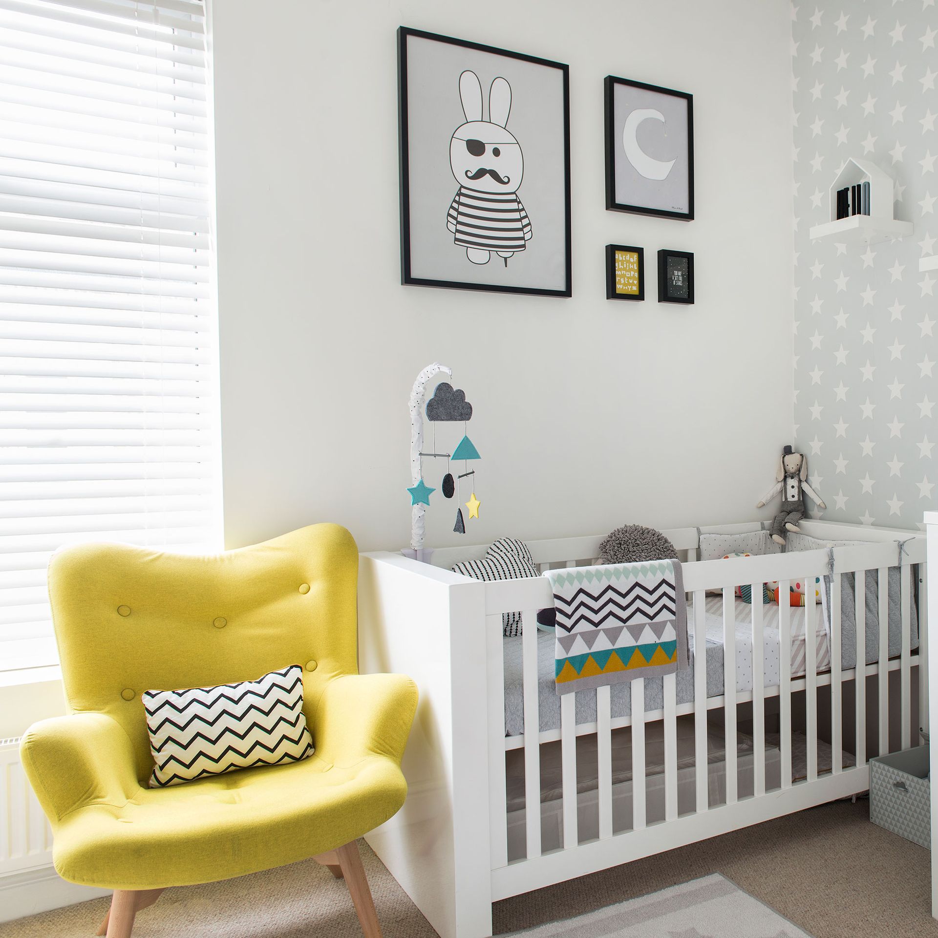 <p>                     'Shutters are an important consideration for nursery ideas as they help parents control light, temperature, volume and privacy,' says Sally Denyer, Digital Marketing Manager, Shutterly Fabulous.                   </p>                                      <p>                     'Café style shutters, are a nice option as they allow the light come in through the top half of the window, whilst giving control over the lower half. Alternatively, solid wood shutters can be closed to create complete darkness, which is perfect for putting children down for daytime naps.'                   </p>                                      <p>                     'As well as offering light and temperature control, shutters are also the safest window treatment for nurseries, as they also have no cords or pullies, which present a hazard for children.                   </p>