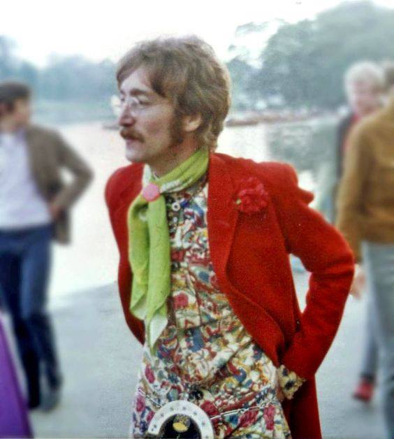 <p><span>John Lennon was looking pretty groovy in Hyde Park, London in 1967. The iconic Beatle had just released <i>Sgt. Pepper's Lonely Hearts Club Band</i> and was enjoying a leisurely stroll through the park with his wife Yoko Ono. His signature round glasses and mod style made him look like he stepped right out of Carnaby Street. It was during this time that John began to embrace peace activism and started to become a symbol of global unity. He would go on to use his music to bring people together, inspiring generations of fans around the world.</span></p>