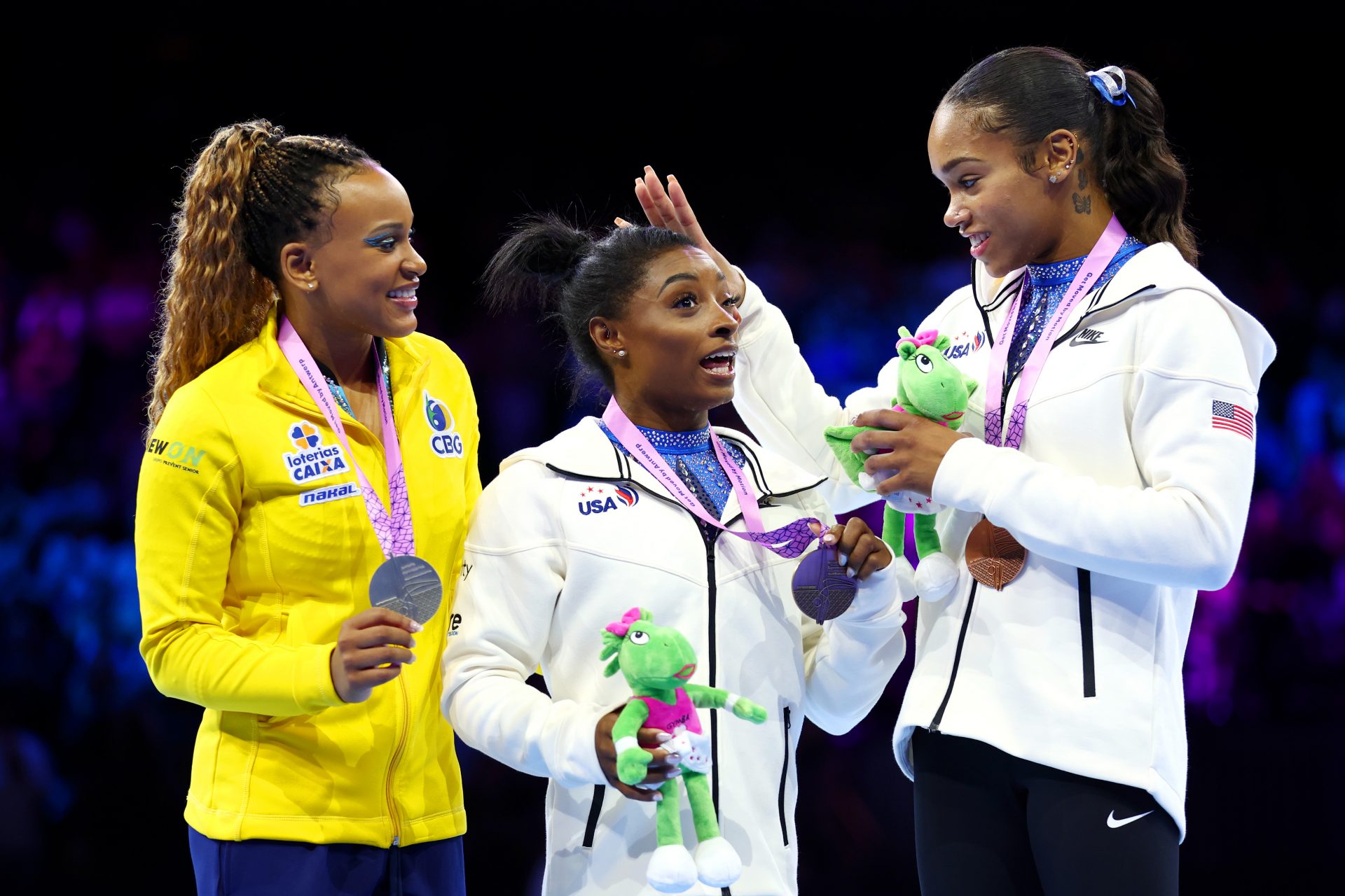 How Brazil's Rebeca Andrade Overcame Adversity To Beat GOAT Simone Biles