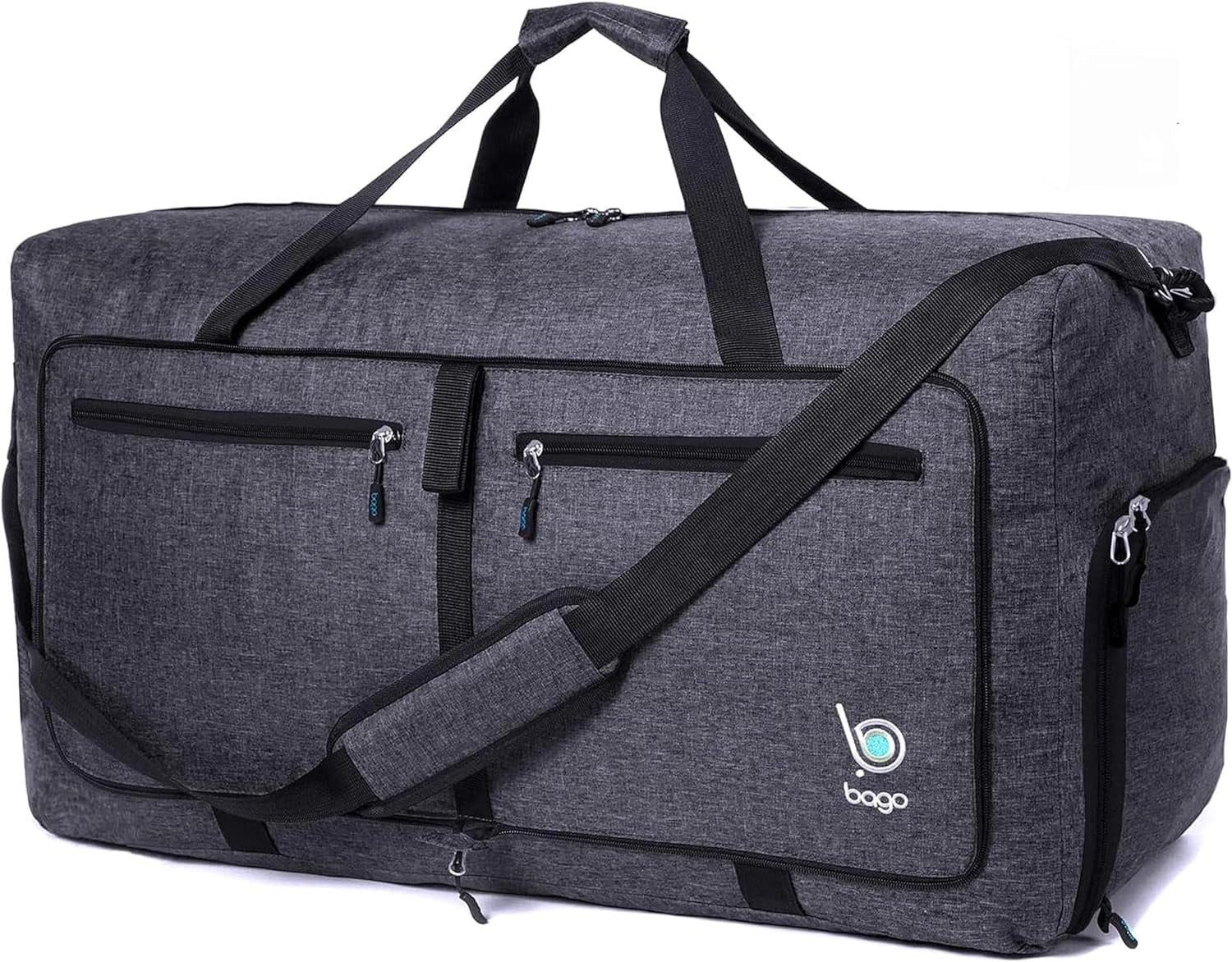 <p><a href="http://www.amazon.com/Travel-Duffel-Traveling-Foldable-Weekender/dp/B08DH2ZG13?th=1" class="ga-track"><strong>Bago Travel Duffel Bags</strong></a> ($27, originally $30)</p> <p>When you've planned a longer trip, having a bigger bag that can hold more obviously makes sense. But you don't want it to be too bulky, especially if you'll be juggling kiddies, too. This weekender finds that perfect balance! With 80L capacity, this bag has several outside pockets to help organize everything and to keep your smaller items organized and accessible.</p> <p><strong>What reviewers say</strong>: "Great, durable, large soft-sided duffel bag. I recommend getting luggage straps because the bag does not have any internal straps to hold your belongings together. If you stuff the bag full, you will not need them. The bag is very light so you are only carrying the weight of your belongings. The bag went through airport baggage with any issues. And we love that it stores in a small zipped up square." </p>