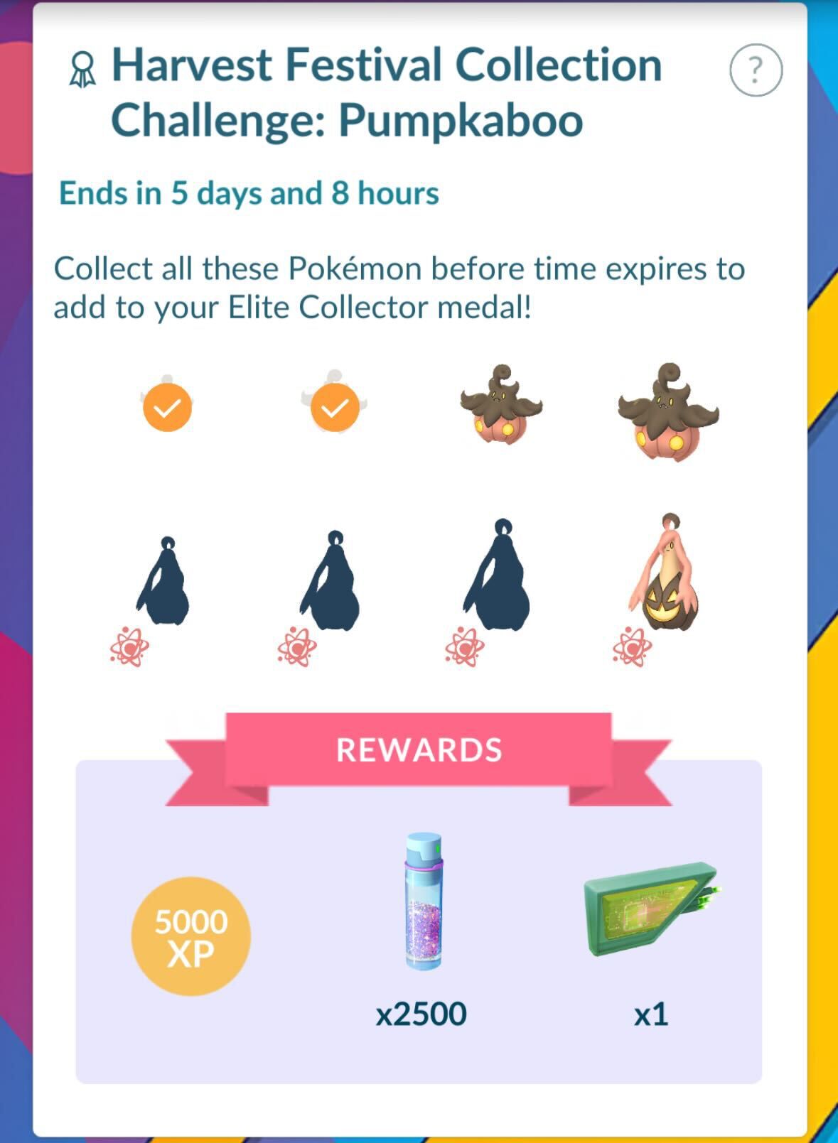 Pokémon Go ‘Harvest Festival’ event guide, Collection Research and tasks