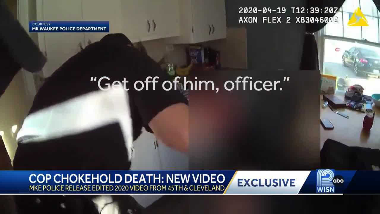 Milwaukee Police Release Never Before Seen Video Of Off Duty Cop Chokehold Death 