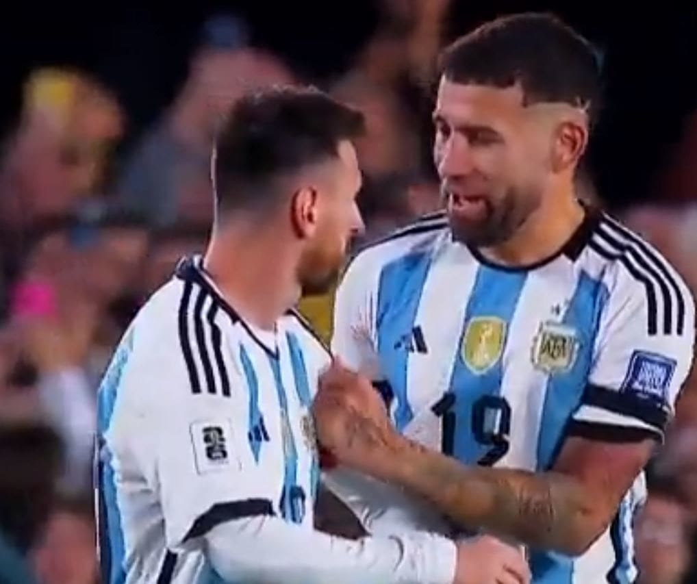 Lionel Messi And Nicolas Otamendi Disagree About Who Should Wear ...