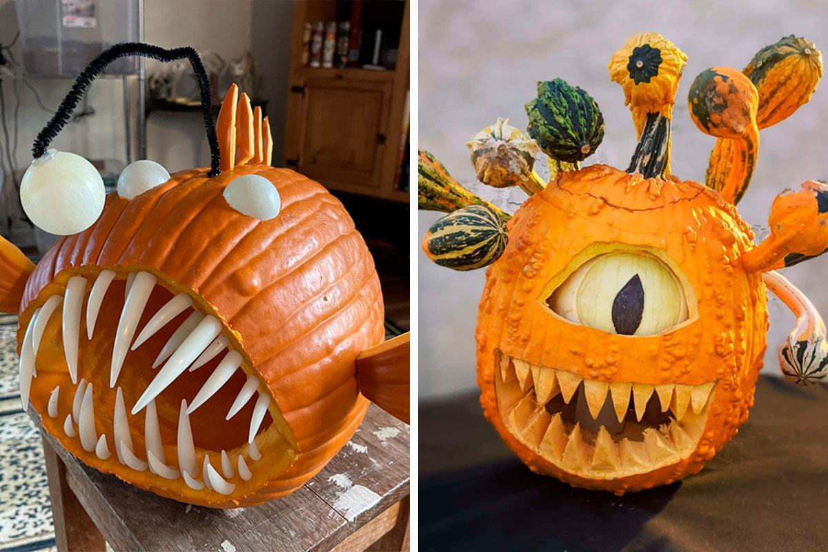 50 Times People Took Halloween Pumpkin Carving To A Whole New Level And ...
