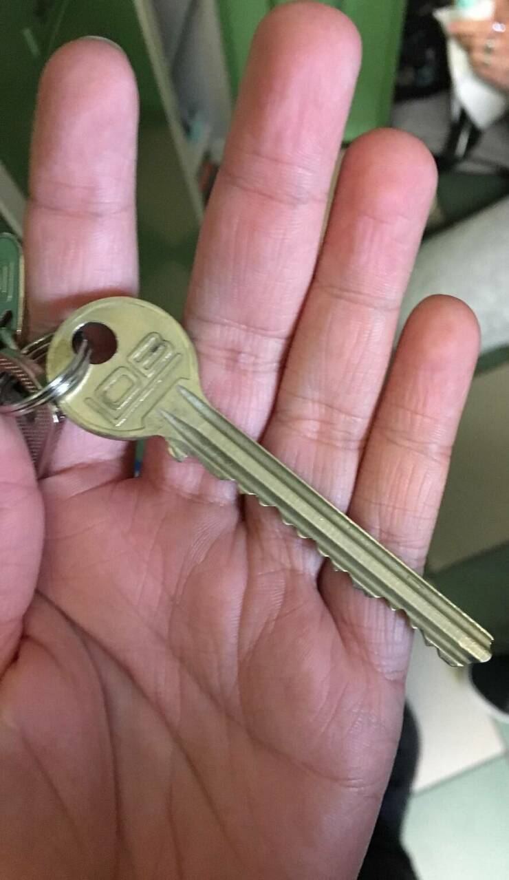 This really long key.