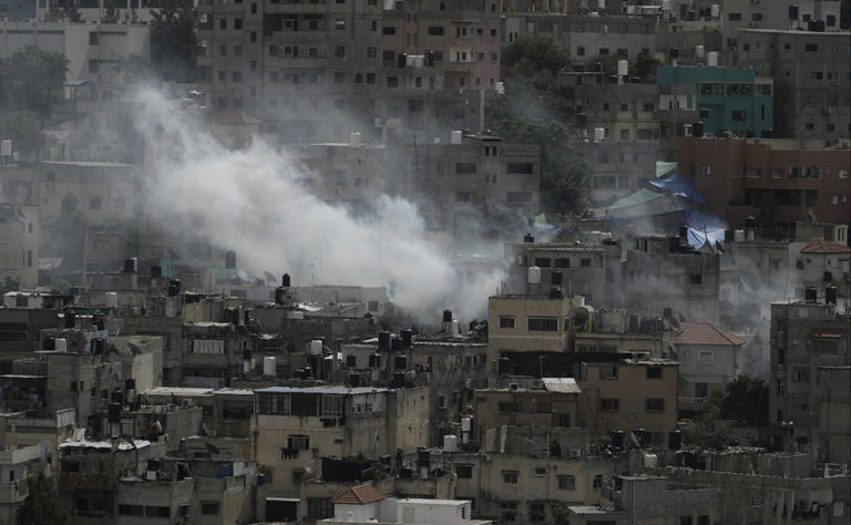 La Policía <strong>israel</strong>í indicó que anoche mató a cuatro presuntos milicianos e hirió a otros diez durante una operación en los alrededores de Yenín. Foto: AP