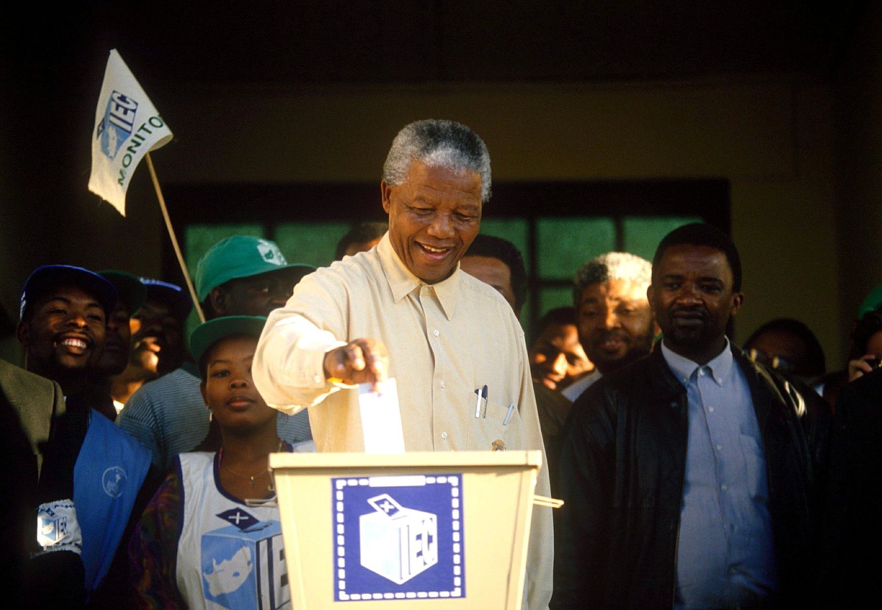 <p>In April 1994, the <a href="https://www.apartheidmuseum.org/exhibitions/1994-election" rel="noreferrer noopener">ANC won the country’s first free, multiracial elections</a>. Mandela became president of the republic. He then worked to heal the wounds of the past, applying the <a href="https://www.facinghistory.org/confronting-apartheid/chapter-3/mandelas-strategic-decision" rel="noreferrer noopener">concept of ubuntu, an African philosophy of respectful, compassionate coexistence</a>. <a href="https://www.bbc.com/news/business-23041513" rel="noreferrer noopener">Improving black economic power</a>, however, has since proven difficult.</p>