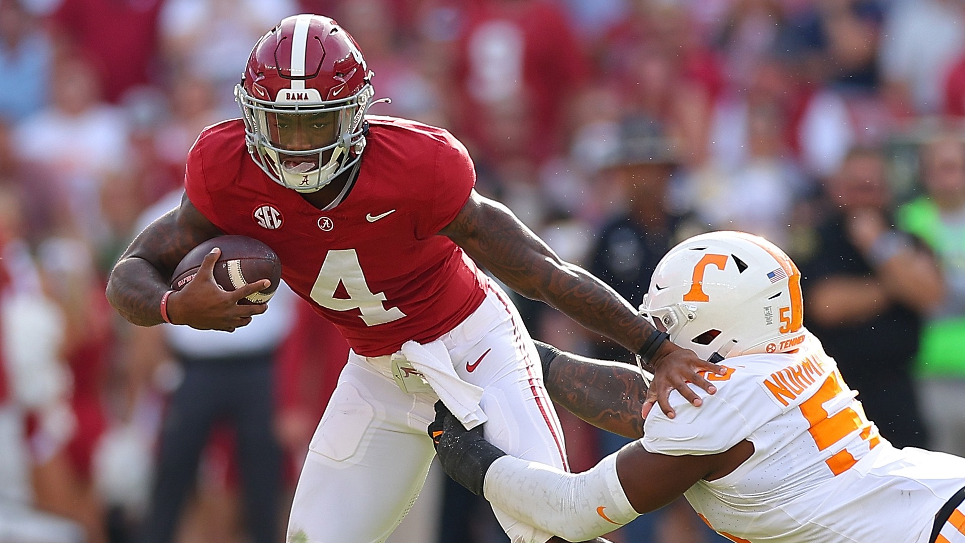 Tennessee vs. Alabama final score, results Milroe, Tide outscore Vols