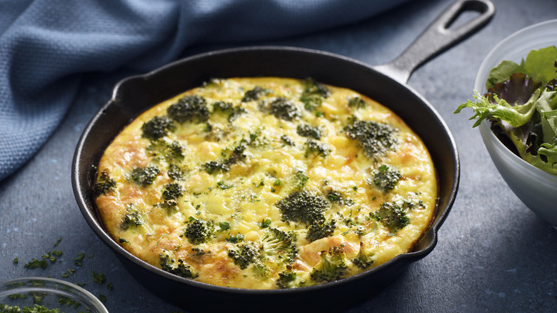 Why A Cast Iron Skillet Is Key When It Comes To Homemade Frittatas