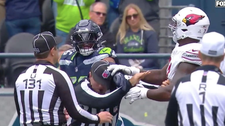 Cardinals Tackle DJ Humphries Hit With Absurd Ejection For Hitting Referee