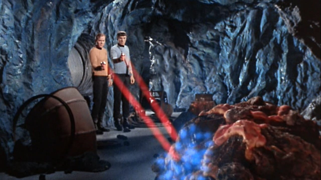 <p>Many of the first <i>Star Trek</i> stories featured the Enterprise encountering an unknown lifeform, initially inspiring fear and hatred. That’s the case in “The Devil in the Dark,” in which Kirk and Spock investigate a creature killing miners on a distant planet. The cast does admirable work selling the menace of the cheap-looking monster they encounter. This sets up a satisfying conclusion, one of the best examples of the franchise’s commitment to empathy and understanding. </p>
