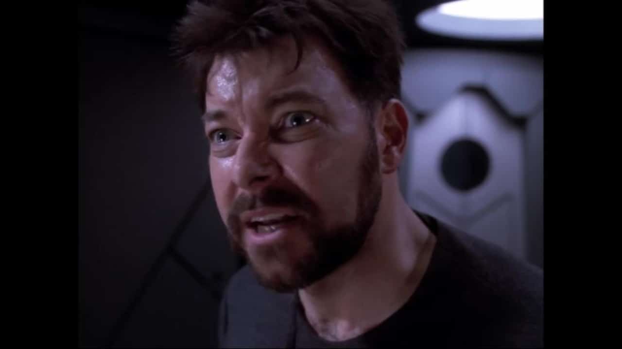 <p>Like “Remember Me,” the season six episode “Frame of Mind” delves into psychological horror, this time focusing on Commander Riker. After being captured, Riker begins having strange hallucinations, undermining his grasp on reality. Viewers familiar with the Christopher Nolan movie <i>Inception</i> might find the story familiar. Still, there’s no denying the raw desperation William Frakes brings to Riker as he tries to understand his predicament. </p>