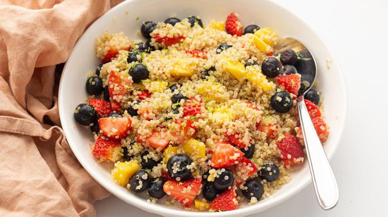Incorporate Quinoa To Tastefully Bulk Up Fruit Salad