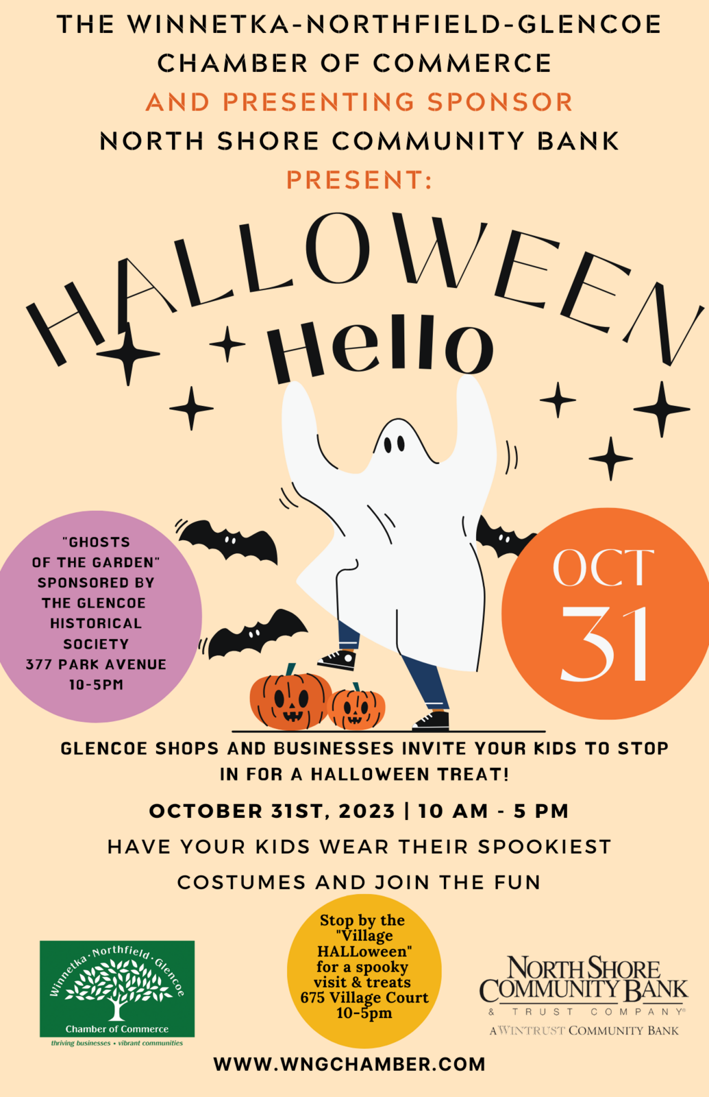 Halloween Events and TrickorTreating Reminders Village of Glencoe